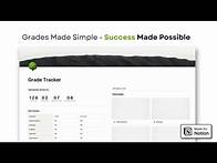 Video thumbnail for The Ultimate Student Grade Tracker You Need in 2025 | Free Notion Template