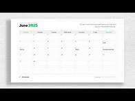 Video thumbnail for Free 2025 Editable Calendar Template for PowerPoint by mslides - Widescreen