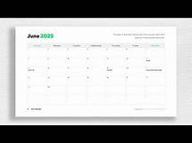 Video thumbnail for Free 2025 Editable Calendar Template for PowerPoint by mslides - Widescreen