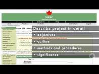 Video thumbnail for NSERC PGS/CGS application tutorial