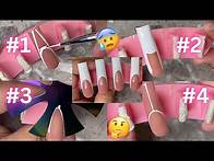 Video thumbnail for How to do French Tip Nails with gel polish! 4 EASY WAYS beginner friendly, in depth tutorial!