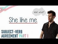 Video thumbnail for SUBJECT-VERB AGREEMENT (PART 1) | English Lesson