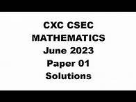 Video thumbnail for MATHS#36 ~ JUNE 2023 Paper 1 ~ CXC CSEC MATHEMATICS ~ Revision#2