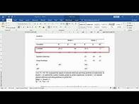 Video thumbnail for Simple Regression Table According to APA 7th