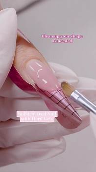 Video thumbnail for Build an Oval Nail with Hard Gels