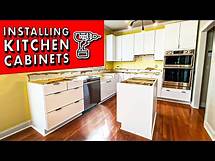 Video thumbnail for How to INSTALL KITCHEN CABINETS (and remove them)! // DIY Kitchen Remodel Pt. 1