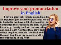 Video thumbnail for (Reading Practice (Improve your pronunciation in English