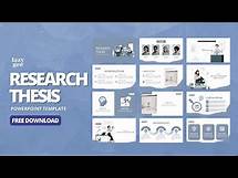 Video thumbnail for RESEARCH / THESIS POWERPOINT TEMPLATE | FREE DOWNLOAD
