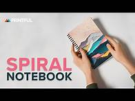 Video thumbnail for Create And Sell Your Own Spiral Notebook | Printful Products 2021