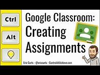 Video thumbnail for Google Classroom: How to Create an Assignment on the Classwork Page