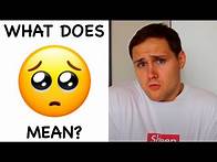 Video thumbnail for What Does the Pleading Face Emoji Mean? | Emojis 101