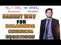 Video thumbnail for How To Balance Chemical Equations || Chemistry || Balancing Equations In Seconds || Sir Shuja