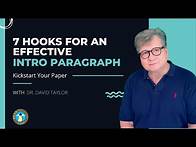 Video thumbnail for Introduction Paragraphs: 7 Opening Hooks for a Sizzling Introduction