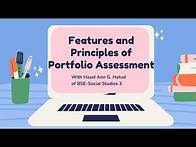 Video thumbnail for Features and Principles of Portfolio Assessment