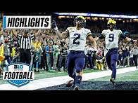 Video thumbnail for Big Ten Championship: Iowa vs. Michigan | Big Ten Football | Highlights | Dec. 4, 2021