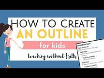 Video thumbnail for How to Create an Outline for Kids - Planning Your Writing