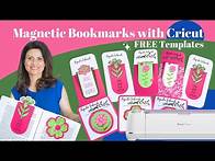 Video thumbnail for DIY Magnetic Bookmarks 🌺 with Cricut Print then Cut & FREE Template