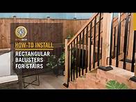 Video thumbnail for How-to Install: Rectangular Balusters for Stair Railings | Nuvo Iron