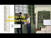 Video thumbnail for DIY IKEA Billy Bookshelf Hack / Painted & Customized Bookcase