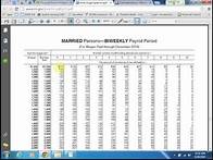 Video thumbnail for Using Income Tax Tables