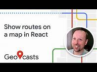 Video thumbnail for How to show directions on a map in React