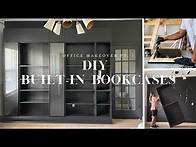 Video thumbnail for Home Office Makeover: How to Build a Stunning Built-in Bookcase with IKEA's Billy Bookcases (Part 1)