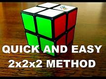 Video thumbnail for How to Solve a 2x2x2 Rubik's Cube (Easiest and fastest tutorial, HD)
