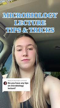 Video thumbnail for Microbiology Lecture Tips & Tricks for Success
