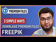 Video thumbnail for 03 Simple ways to Free Download premium files freepik 2023 (100% vector)