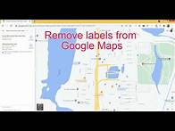 Video thumbnail for Remove labels from Google Maps and export image as pdf without using complicated software