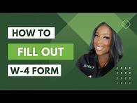 Video thumbnail for How to fill out a W-4 form: Walkthrough step by step!