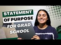 Video thumbnail for How To Write A Statement of Purpose for Grad School | Application Essay for PhD and Masters Students
