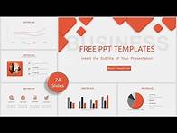 Video thumbnail for Nice! Concise Red Business Report PowerPoint Templates