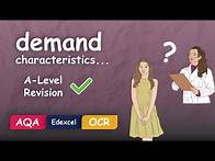 Video thumbnail for Demand characteristics (Methodological Issues in Psychology Explained) #Alevel #Revision