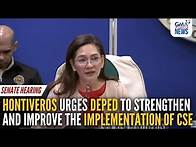 Video thumbnail for Hontiveros urges DepEd to strengthen and improve the implementation of CSE | GMA Integrated News