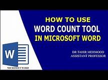 Video thumbnail for How to Use Microsoft Word’s Word Count Tool | How to count the number of words in your Word document
