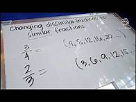 Video thumbnail for Tutorial5: Changing dissimilar fractions to similar fractions
