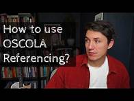 Video thumbnail for University Law Teacher Explains OSCOLA Referencing and Bibliographies