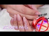 Video thumbnail for NO UV LIGHT SALON NAILS AT HOME (dip technique)
