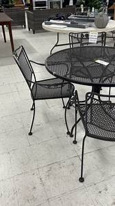 Video thumbnail for Trendy wrought iron patio table and chairs-$275.00 | Habitat for Humanity ReStore of Metro Louisville