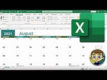 Video thumbnail for Creating a Calendar in Excel