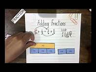 Video thumbnail for How to Add Fractions (Different Denominators) || Adding Fractions Explained Part 1