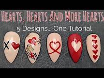 Video thumbnail for How To Make Heart Nail Art | Valentine's Nails | Easy Heart Nails