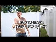 Video thumbnail for How To Install a PVC Fence