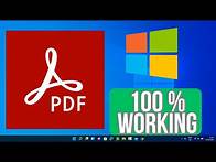 Video thumbnail for How To Install Adobe Acrobat Reader on Windows 11 / Windows 10