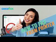 Video thumbnail for How to Fax From a Printer or a Fax Machine