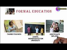 Video thumbnail for Types of education : Formal , Non-formal , Informal education