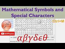 Video thumbnail for How to insert mathematical symbols in origin