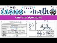 Video thumbnail for Solving One-Step Equations | 8th Grade Math Pre-Algebra