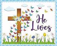 Video thumbnail for Easter Spring Bulletin Board Decoration Set He Lives Floral Cross Bulletin Board Borders Easter Butterfly Paper Cutouts Easter Christian Jesus Bulletin Boarder for Easter Spring School Classroom Decor
